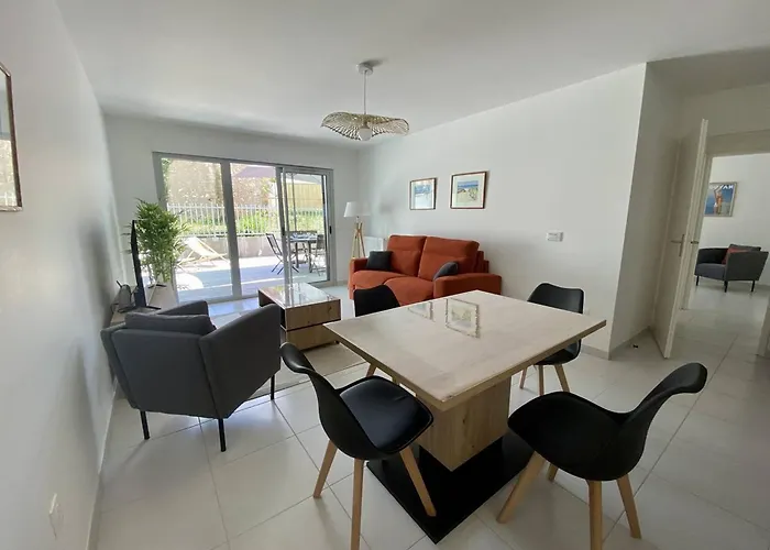 Apartment T3 Moderne - Bord De - 6 Pers, Parking, Terrasse - Fr-1-738-35 *